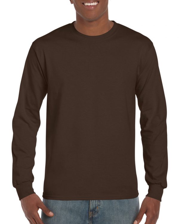 Dark brown long sleeve t shirt Clearance