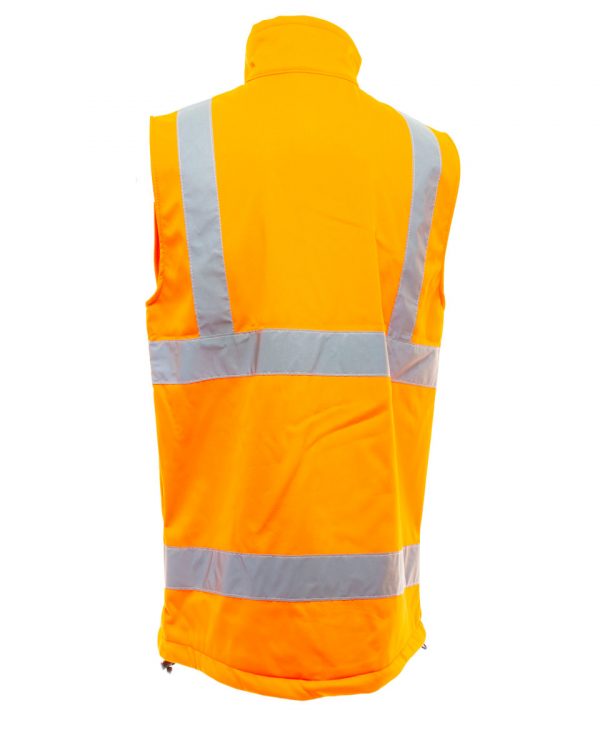 yoko hi vis softshell bodywarmer
