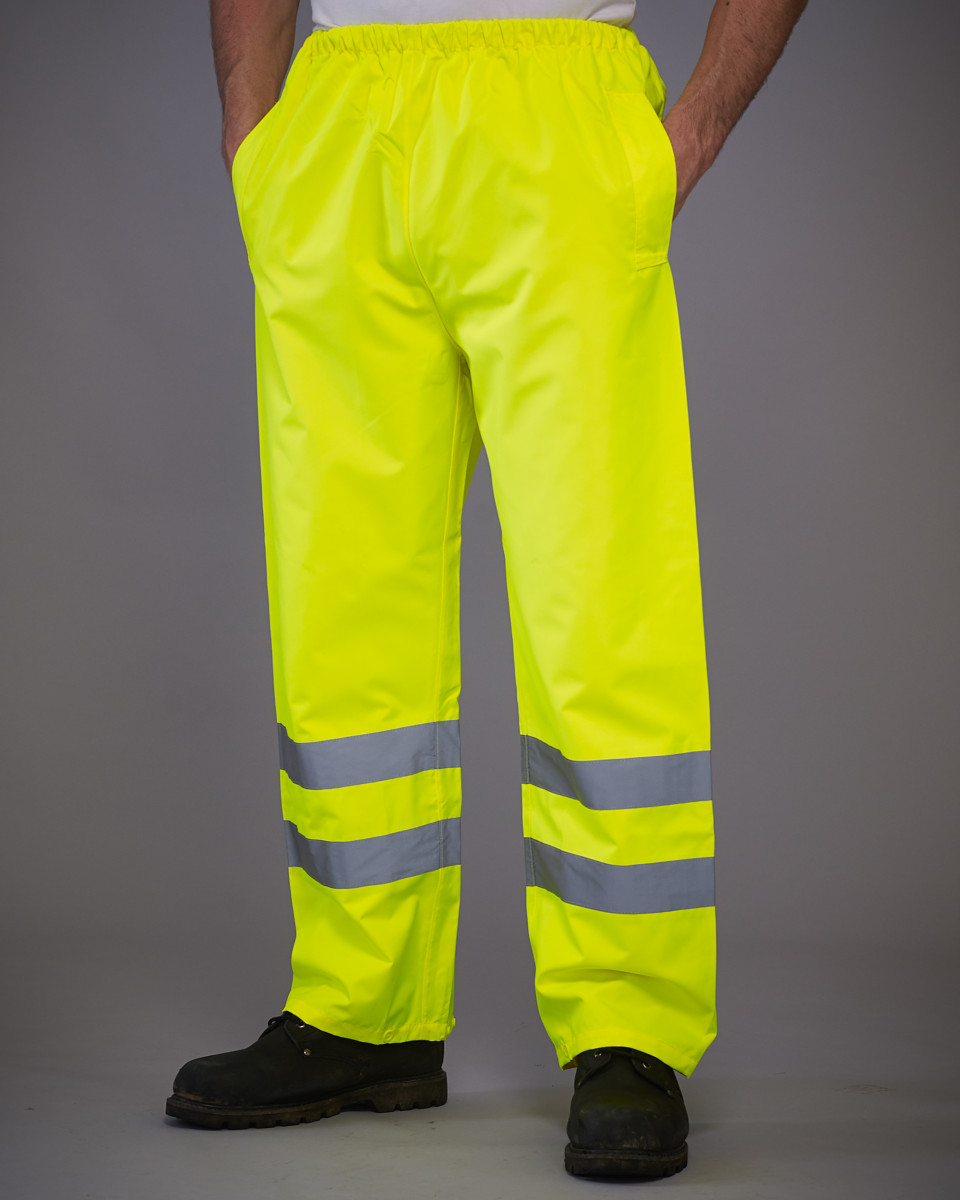 HiVis Waterproof Contractor Trousers Yoko Simply Hi Vis Clothing UK