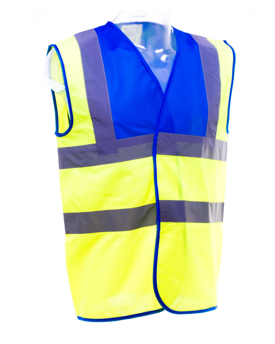 Yoko Hi Vis Coloured Waistcoats Safety Vest Add Custom Print Logo or