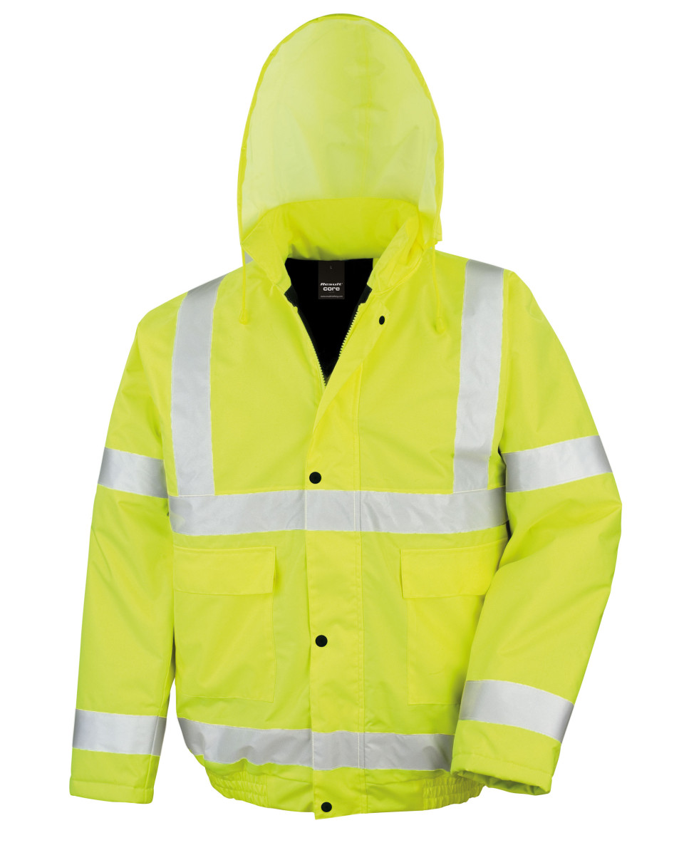 Hi Vis Safe-Guard Winter Bomber Jacket Result - Simply Hi Vis Clothing UK
