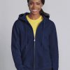 Gildan Lady Fit Full Zip hooded sweatshirt 18600FL