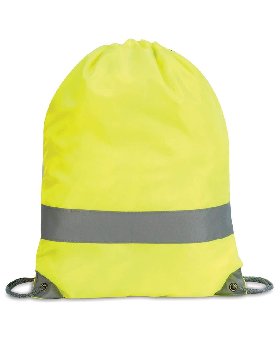 yellow drawstring bags