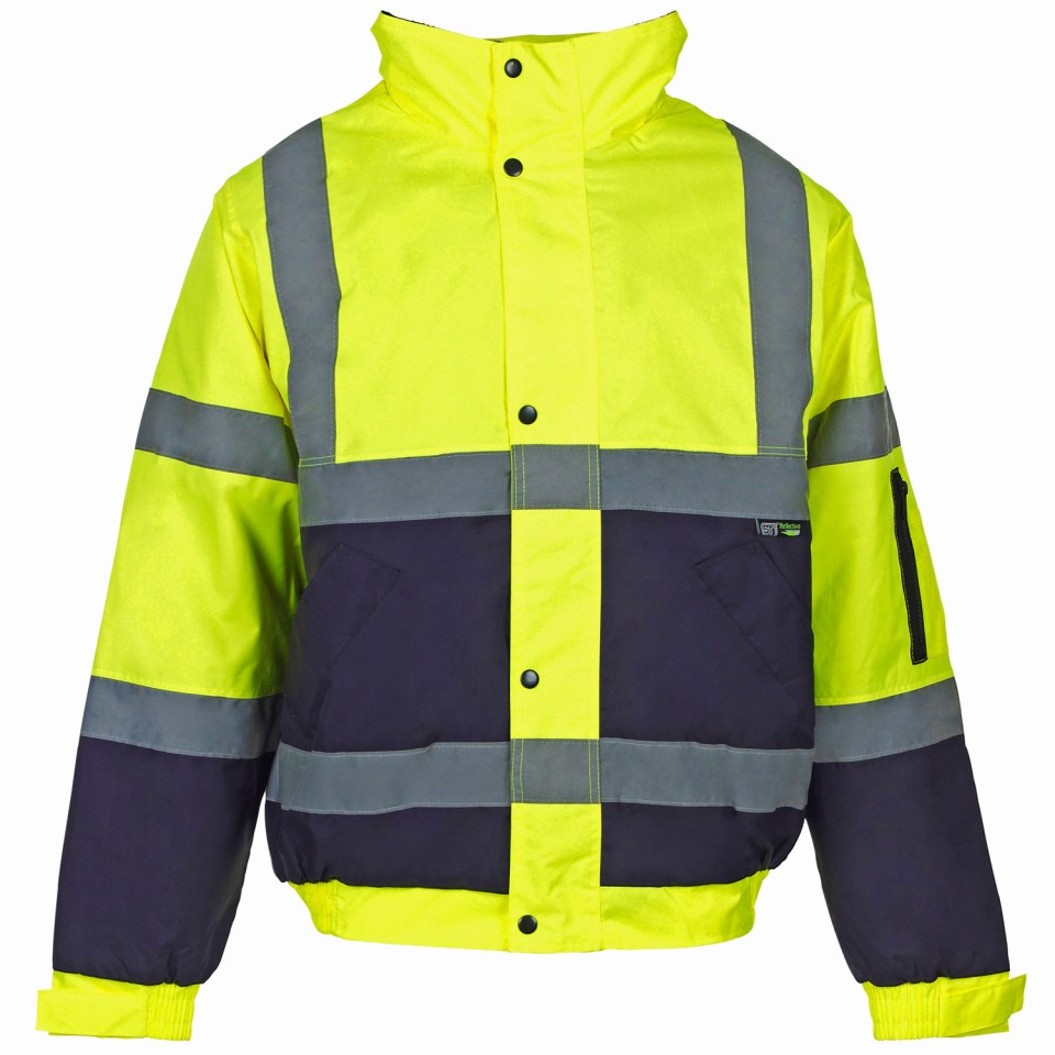 Core Hi-Vis 2 Tone Waterproof Bomber Jacket