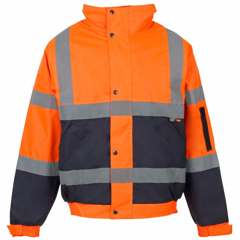Supertouch Hi Vis Water Proof Two Tone Bomber Jacket - Simply Hi Vis ...