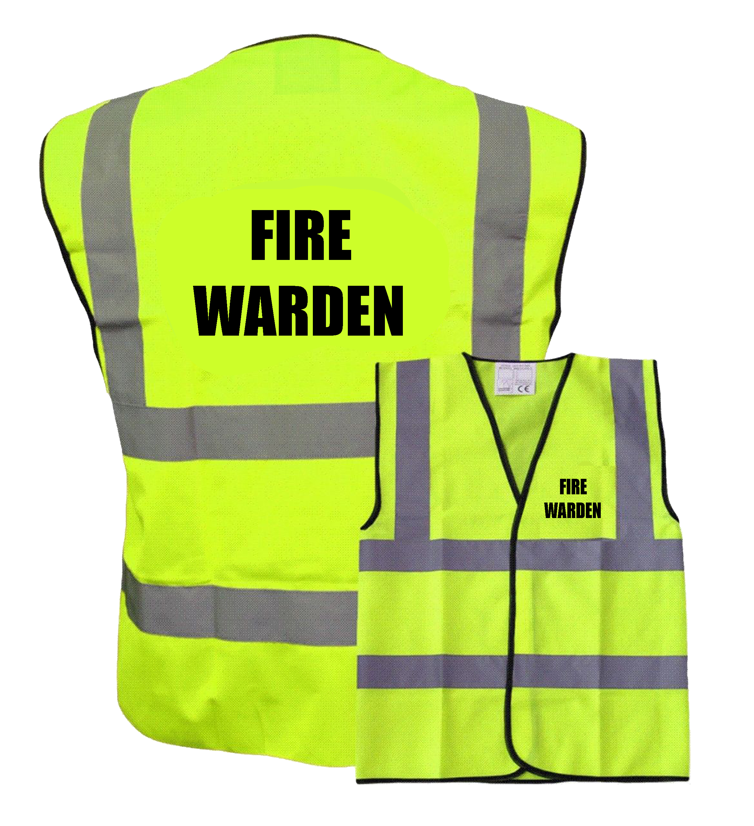 printed high vis vests