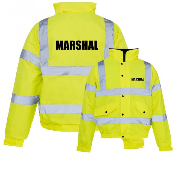 Hi Vis Bomber Jacket marshal