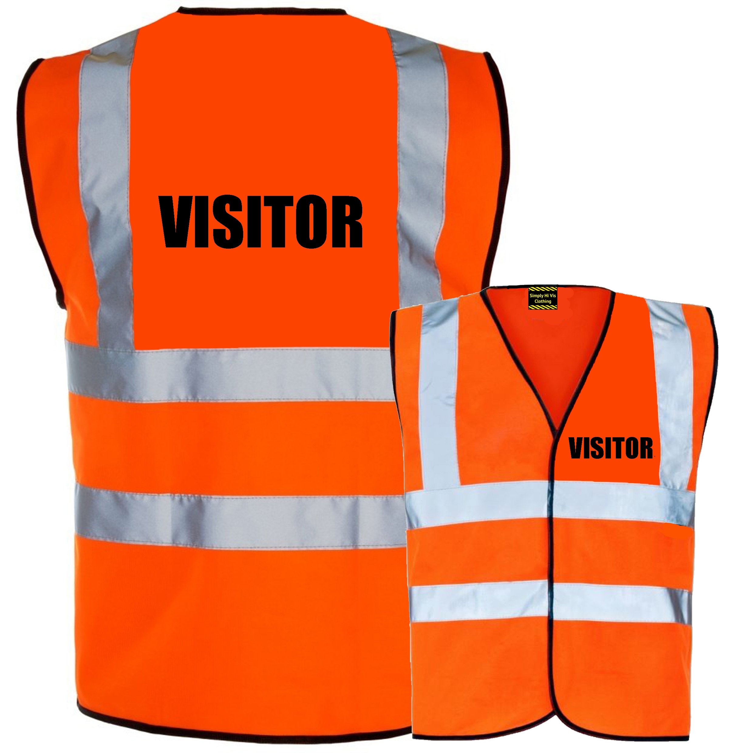 O Visitor black text