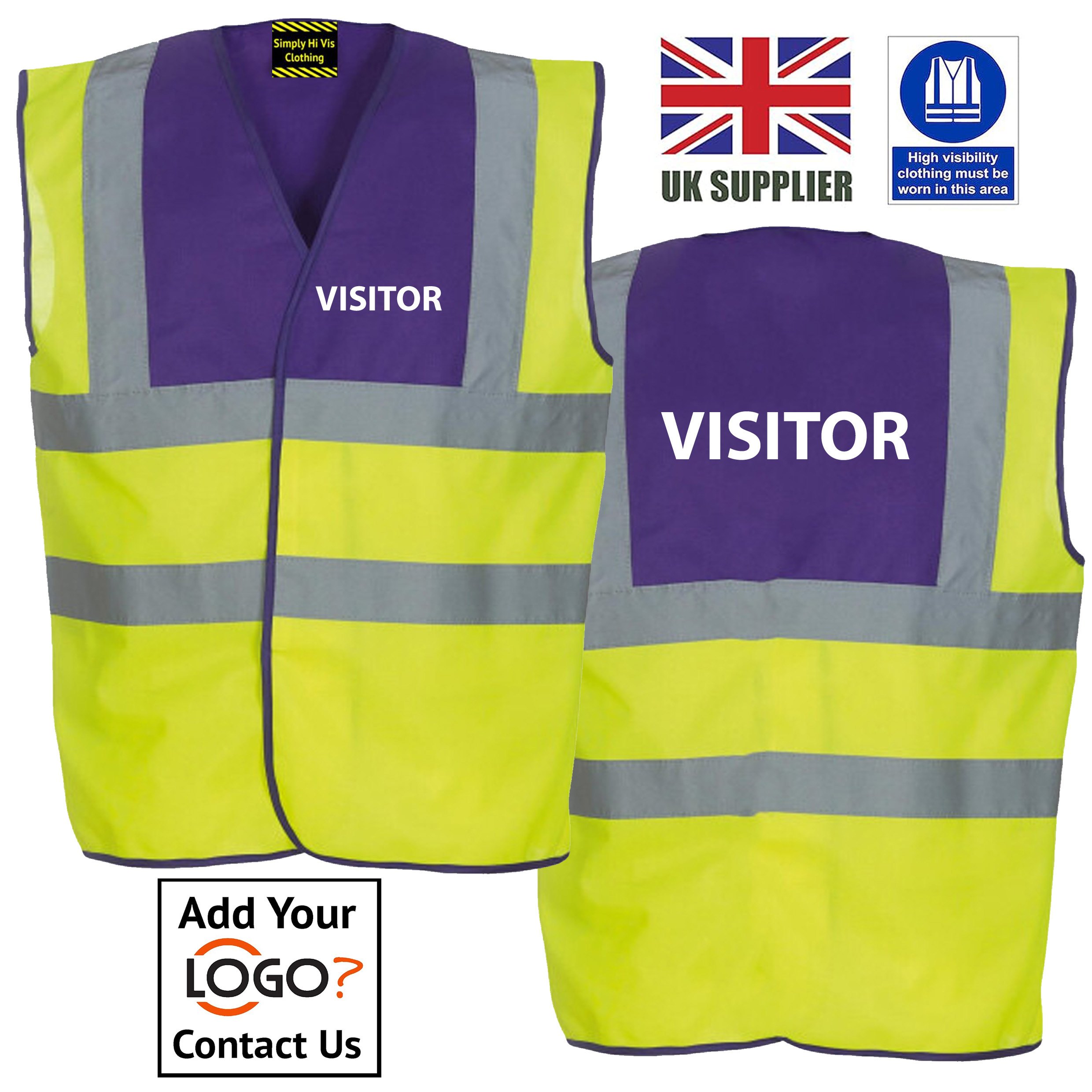 Purple yellow 2tone visitor