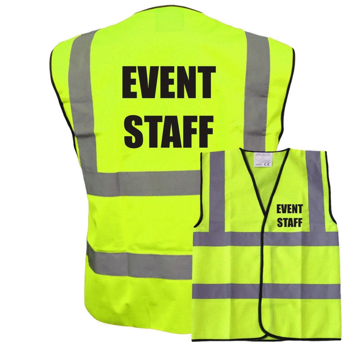 Event Staff Printed Hi Vis Safety Vest/Waistcoat EN ISO 20471 add