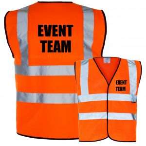 Hi Vis Safety Vest, Waistcoat Hi Viz Tabard- Yellow & Orange EN ISO 20471