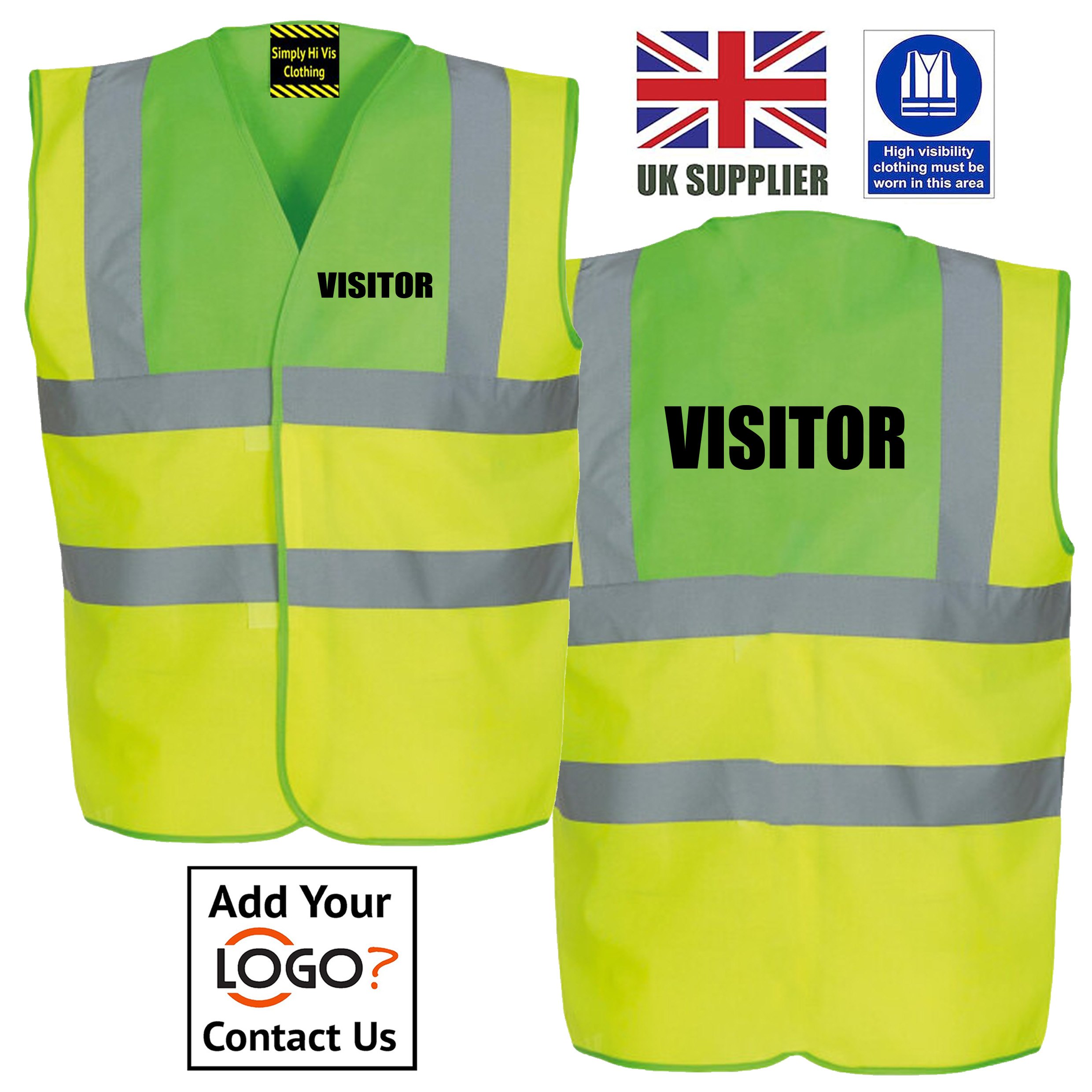 lime Yellow Visitor Hi Vis