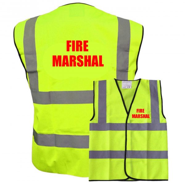 fire marshal red text