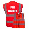 fire warden red