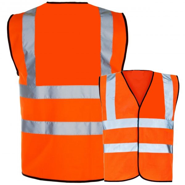 Printed Hi Vis Waistcoat, Tabard, Safety Vest Colours Custom Print Logo ...