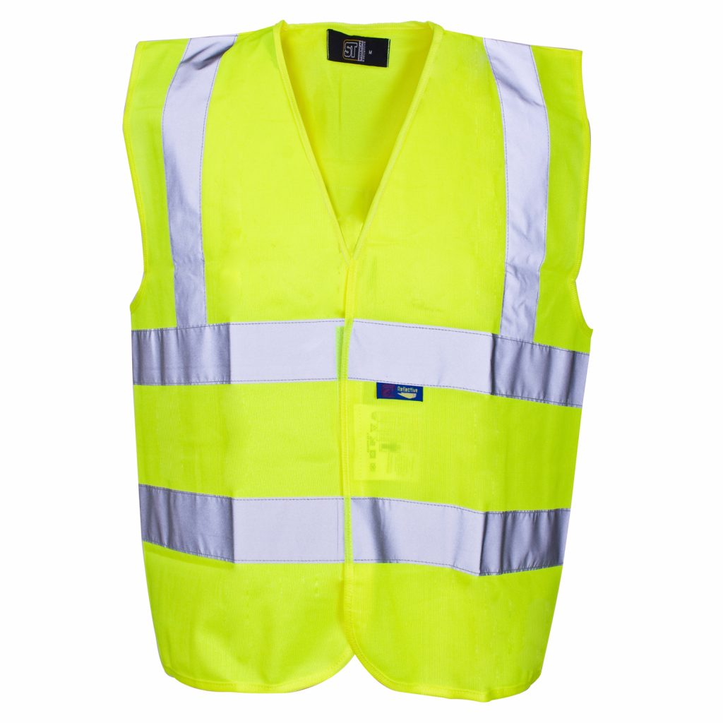 Supertouch Hi Vis Vest ID Pocket Velcro Simply Hi Vis Clothing UK