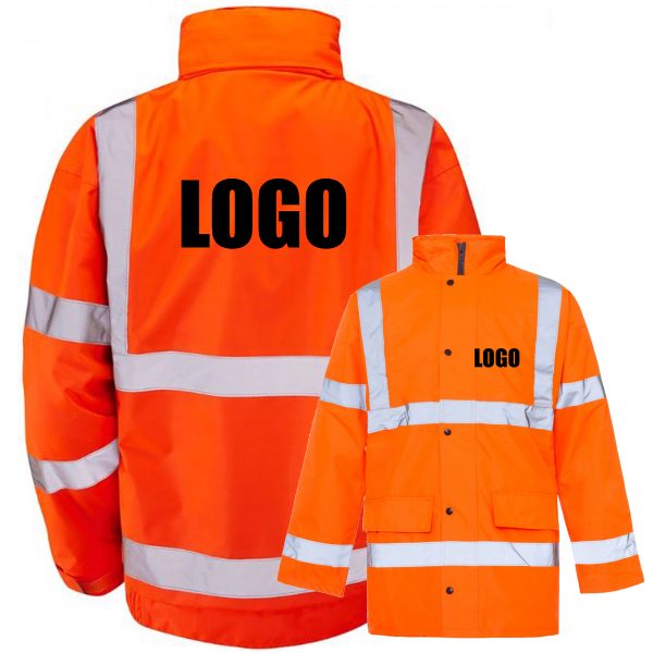 high vis jackets with logo