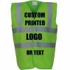 Custom Printed Vest Lime