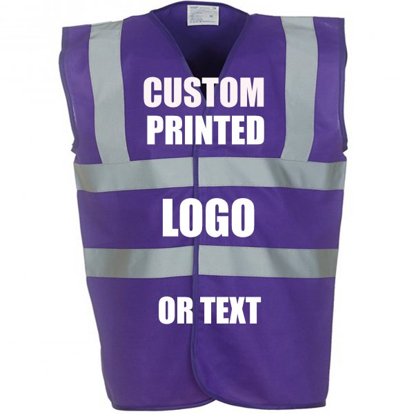 Custom Printed Vest Purple