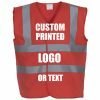 Custom Printed Vest Red