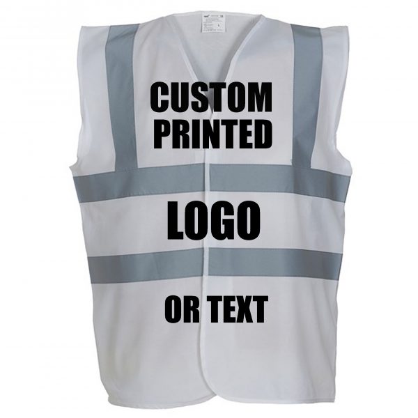 Custom Printed Vest White