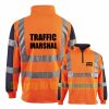 traffic marshal rugby shirt orange