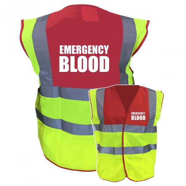 Emergency blood hi vis