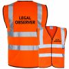 Legal Observer Orange Hi Vis