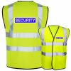 Security Hi Vis YELLOW White text