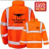 Drone Hi Vis Coat Orange caa