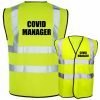 COVID manager hi vis yellow