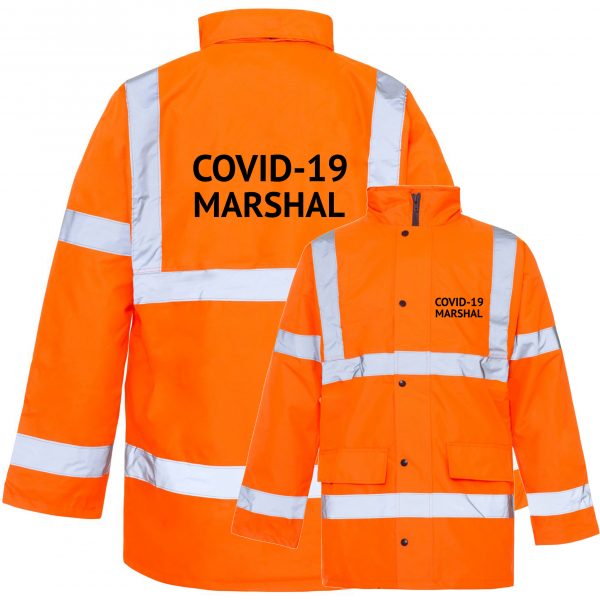 Covid 19 Marshal Jacket Orange