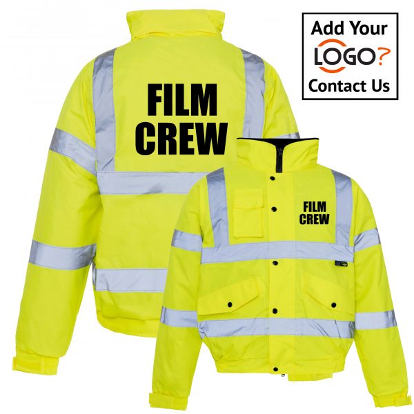 Yellow Film Crew Bomber Jacket