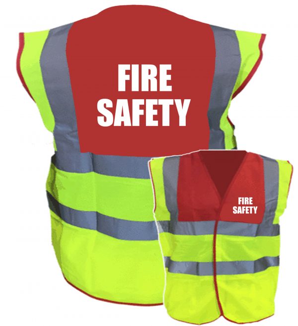 Fire Safety Red Yellow hi vis