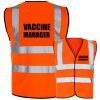 Vaccine Manager Hi Vis Vest Orange