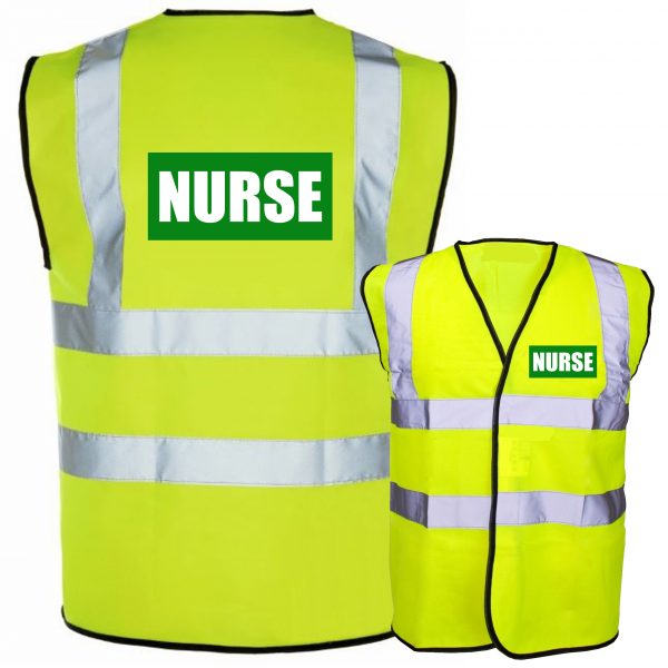 Yellow Hi Vis Green Block Nurse