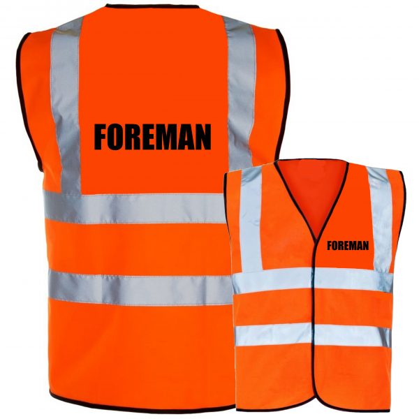 Foreman Orange Hi Vis Vest