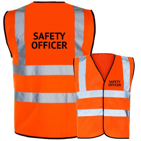 Safety Officer orange hi vis