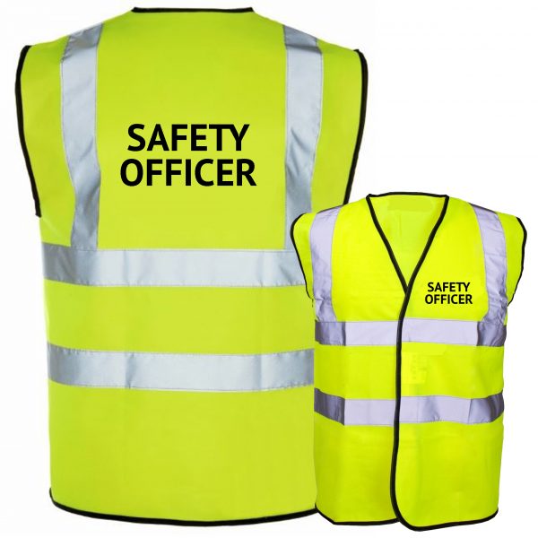 Safety Officer yellow hi vis