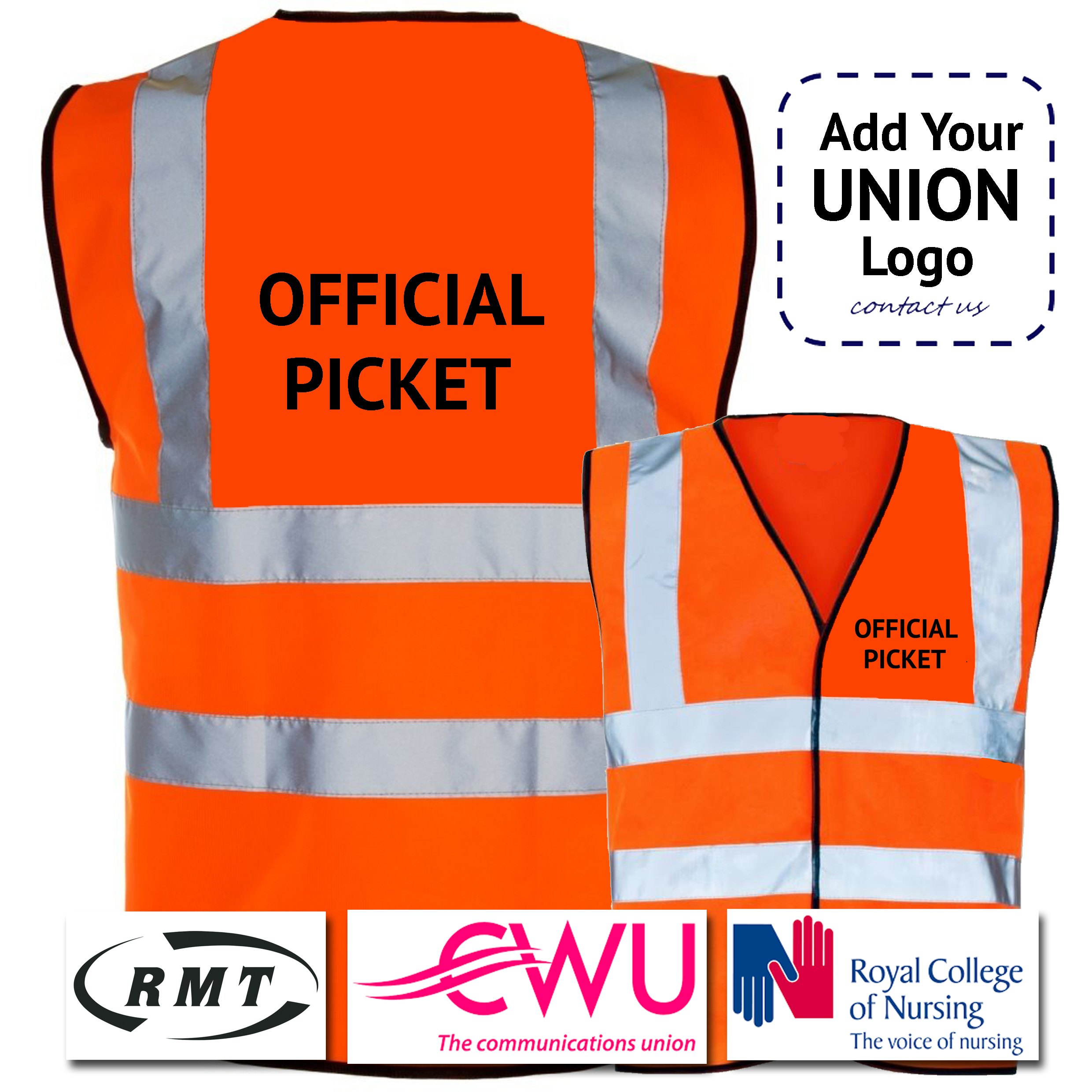 First Aider Hi Viz Waistcoat, X-Large (Yellow) | Designated First - View #10
