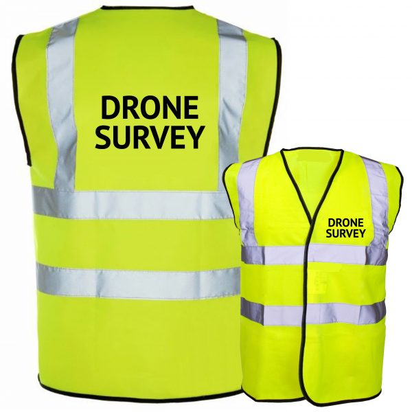 Drone survey hi vis yellow
