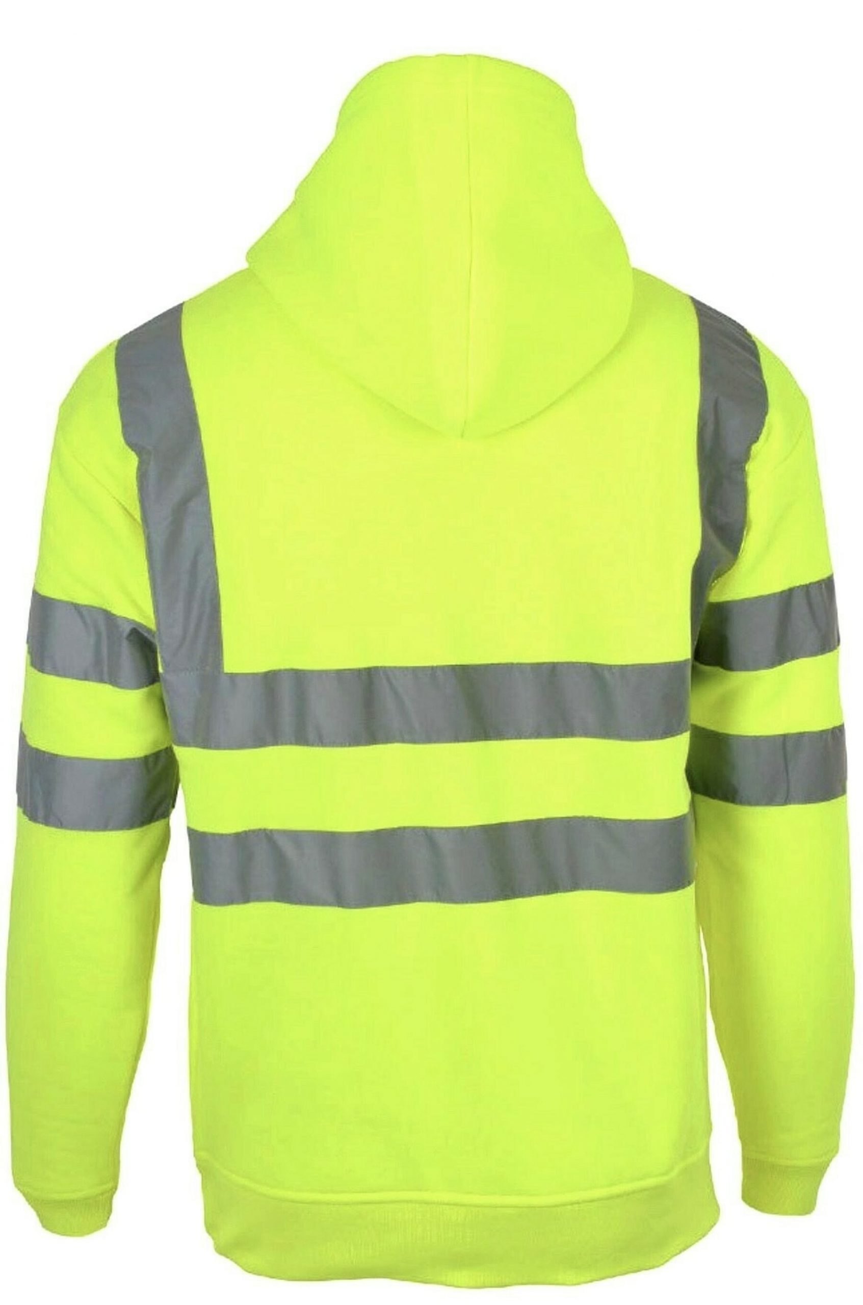 PPE-193-Hi Vis Hoodie Back