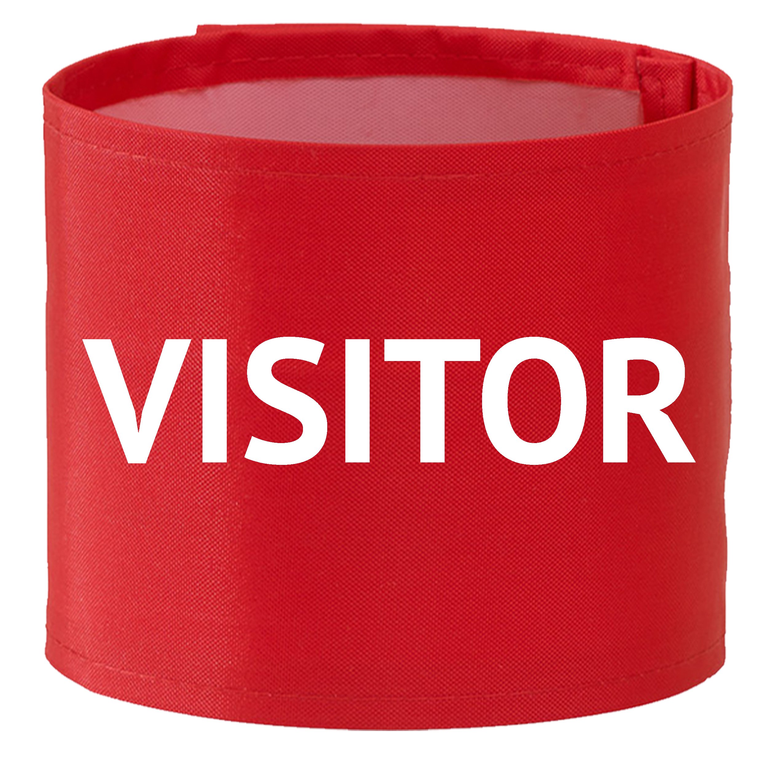 VISITOR armband red