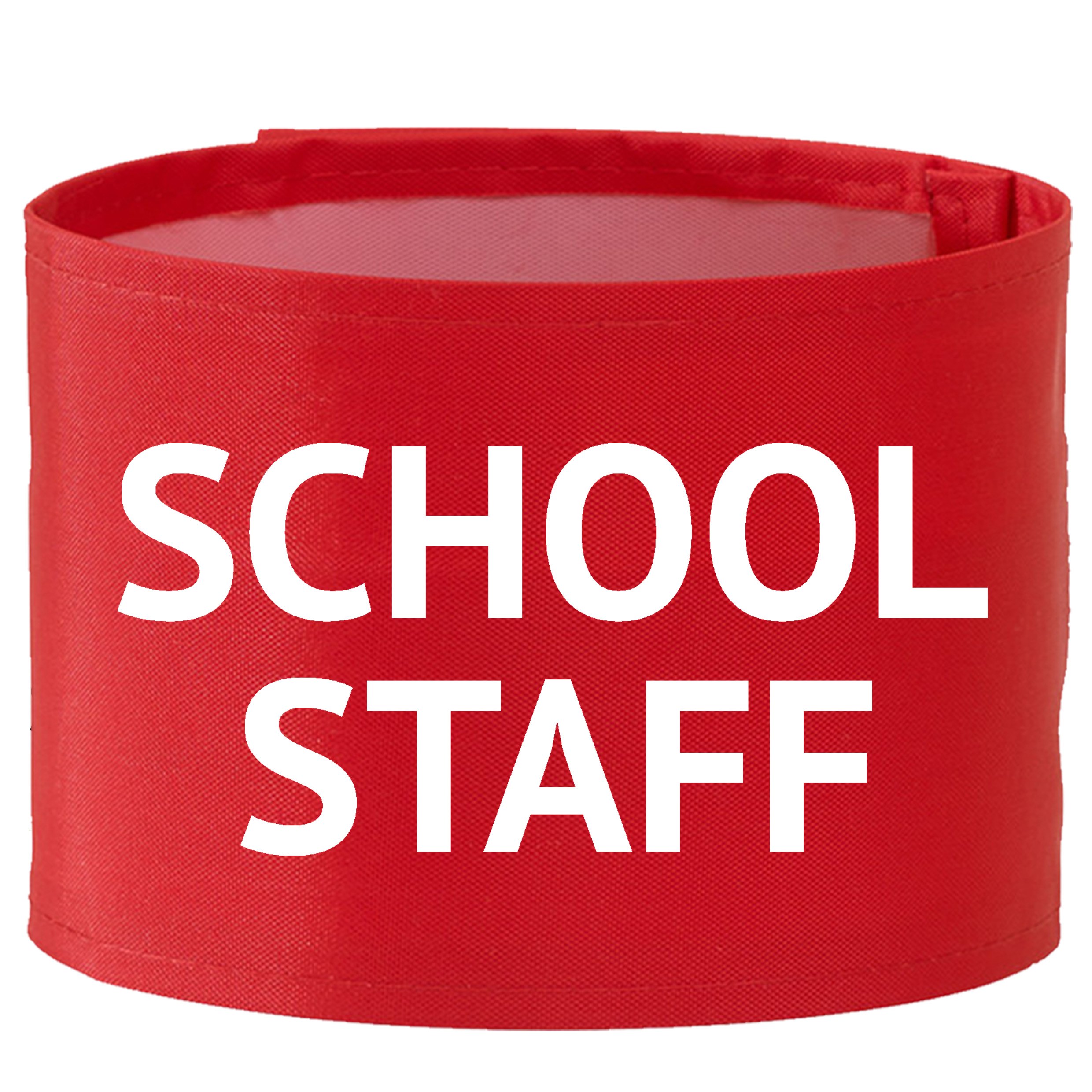 red school staff arm band