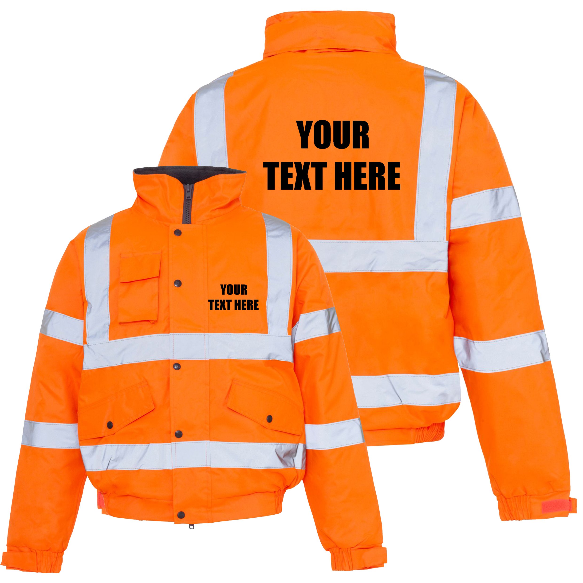 Amazon bomber orange custom