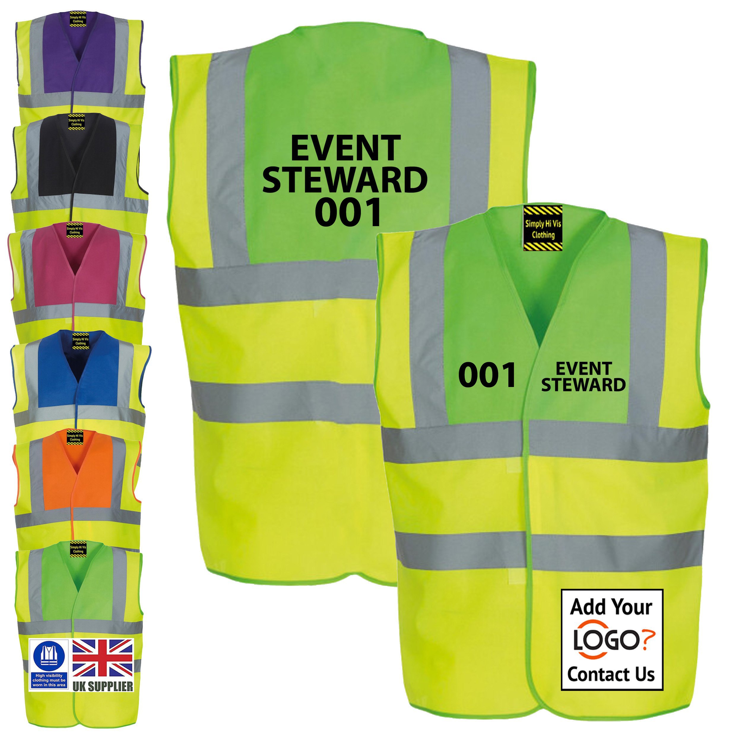 Lime Event Steward numbered.