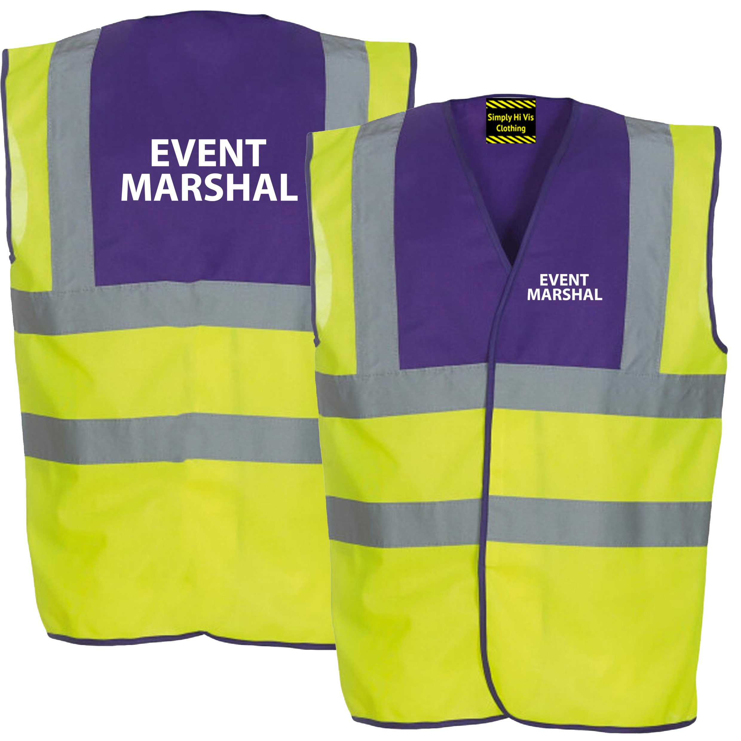 Purple yell event marshal 2tone