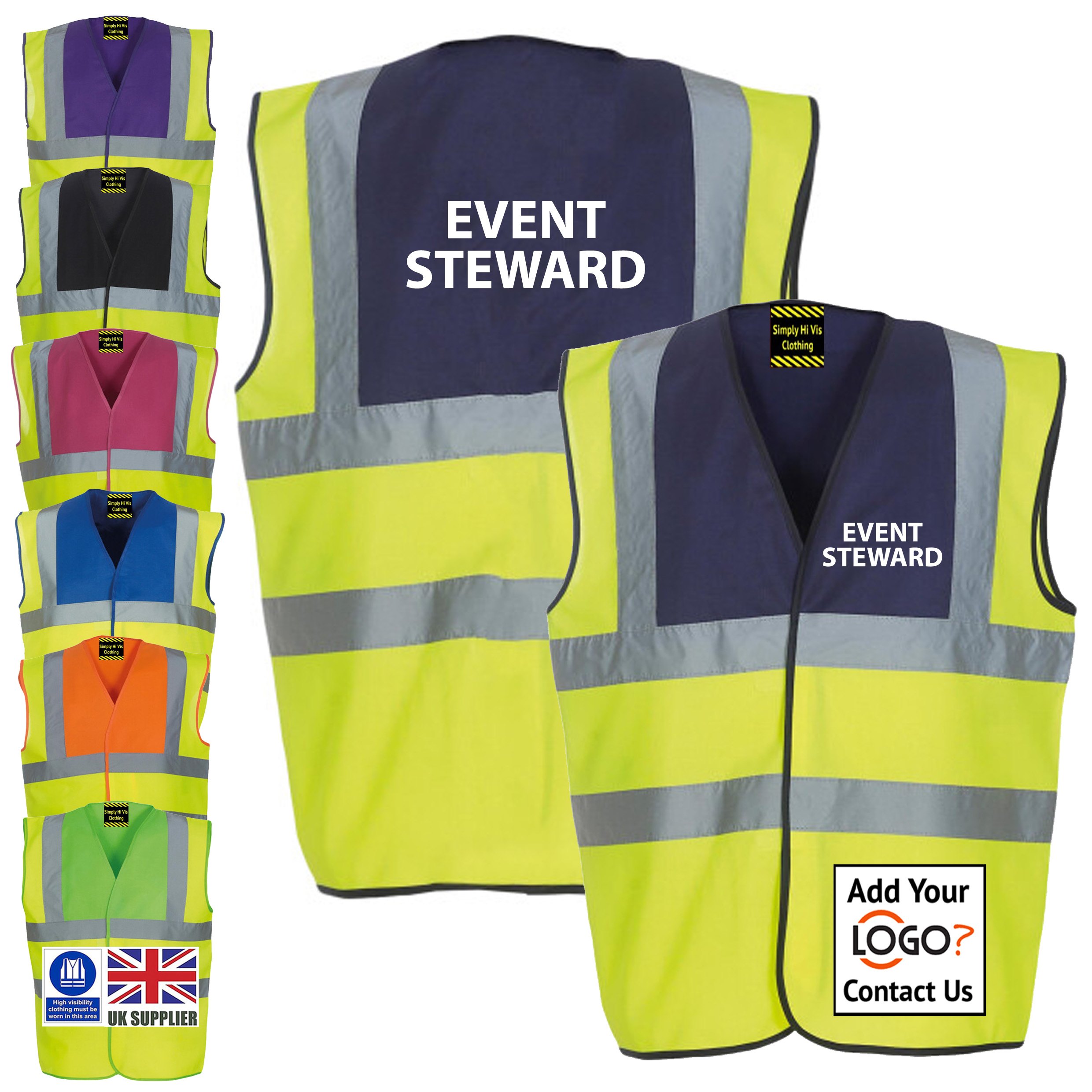 navy 2 tone Event Steward
