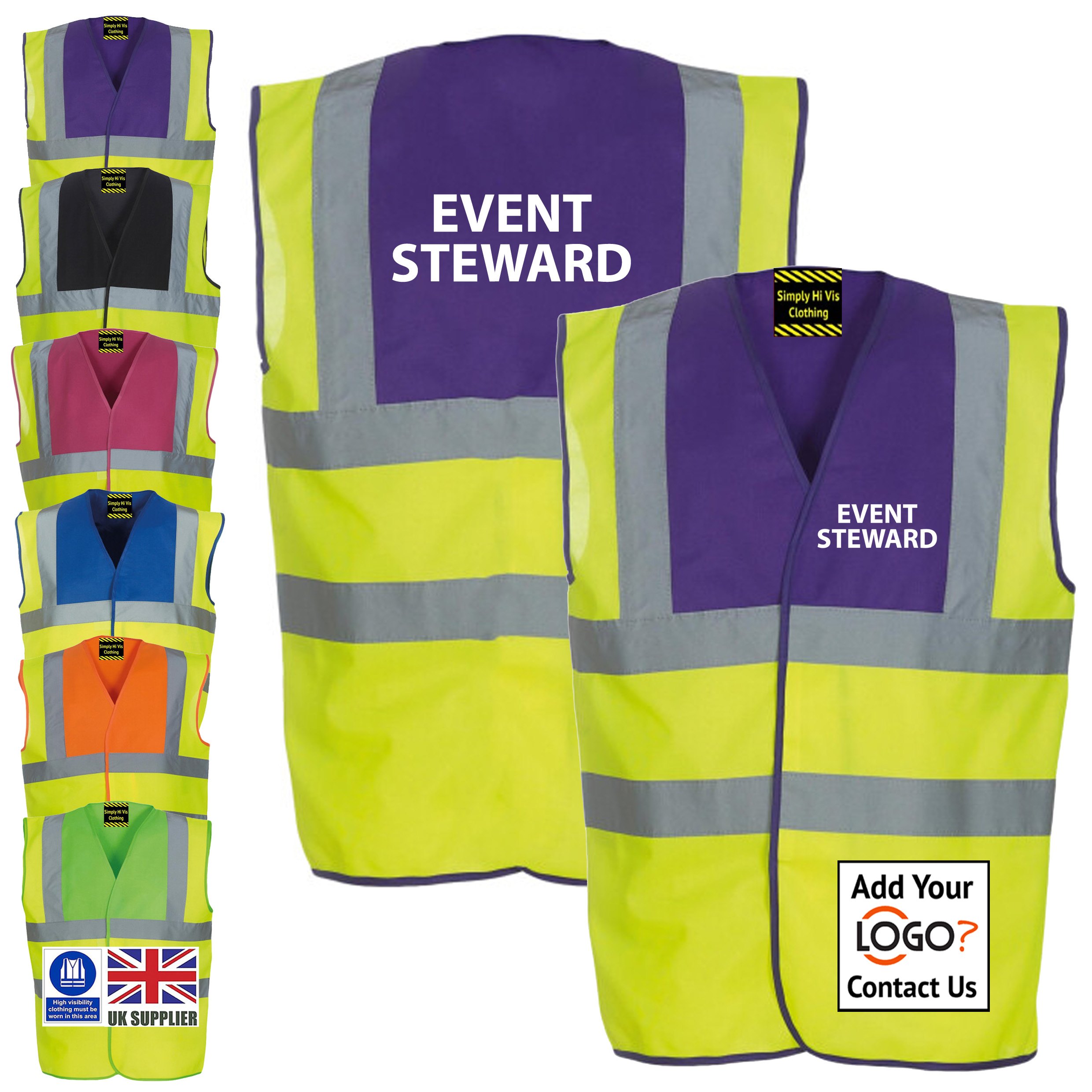 purple 2 tone Event Steward